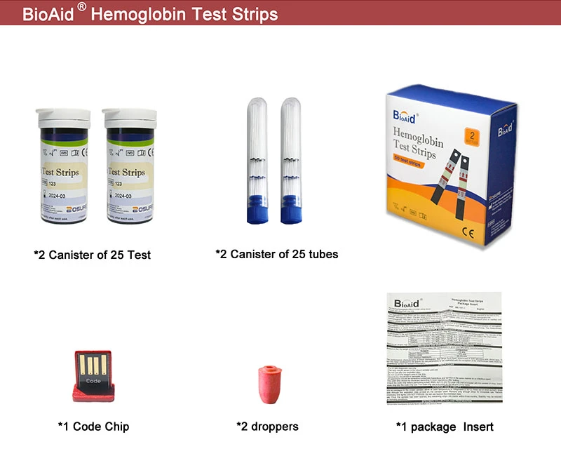 hemoglobin strips hemoglobin strips